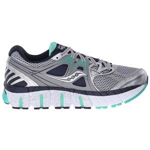Saucony Redeemer Iso Running Shoe Silver/Grey 8.5